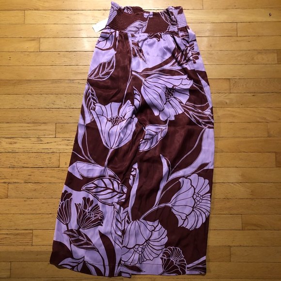 Brand New Beautiful Maeve Pull-On Floral Print Pants - Picture 4 of 14